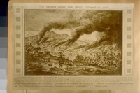 The Second Great Fire which followed in June. A Lithographer's story of the great fire of June 22, 1851