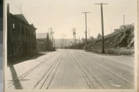 San Bruno Ave. bet. Jorbo [?] St. and Halliday [Holladay] Ave. looking south. Nov. 1926