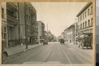 North on Stockton St. from above Clay St. The building on the left is the Chinese Six Company's home