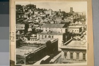 North from Kearny & Sutter St. in 1876. View from Nucleus Bldg. 1867