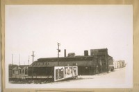 N.E. from Columbus Ave. & Francisco St. June 4th 1929. Showing the old corrugated buildings of the California Packing Co