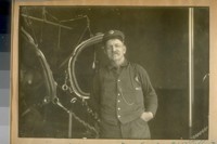 Frank Crockett, Engineer #20 - Engine 2117-Filbert St. in 1919, S.F. [San Francisco] Fire Dept