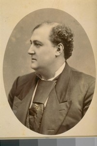 Wm. J. Mastaelier, actor of the Old Calif. Theater, Bush St. near Kearny St., 1879