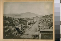 View down Stockton Street 1856
