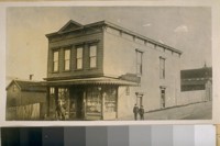 Hogans Grocery Store in 1883 @ E. cor. Fell & Webster Sts