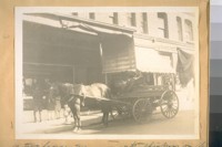 A two horse Express with chickens on the east side of Grant Ave. near Jackson St. April 5/28