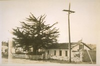 The old adobe home built in 1836 on Pierce near Jefferson Sts. This home was built by the Padres for an old Indian chief. Photo taken Feb. 23/29