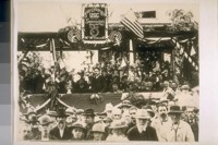 This is a gathering in memory of U.S. [Ulysses S.] Grant who died on July 23rd 1885--Forest City