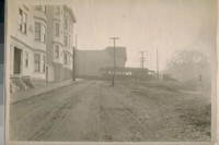 South on North Stanyan St. from McAllister St. See the trees in Golden Gate Park on the left. Feb. 1/26