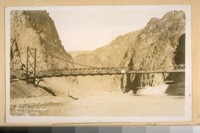 The Auto Bridge from Nevada to Arizona, May 1932. New Steel Bridge, Hoover Dam
