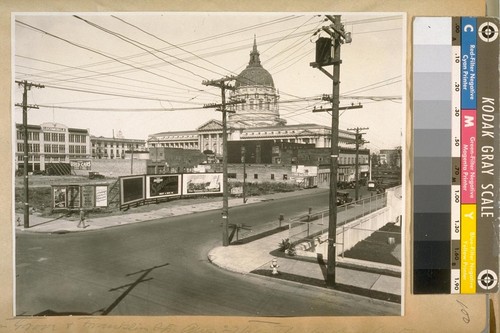 N.E. from Grove & Franklin Sts. Aug. 27/26. The New Civic Center