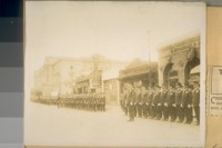 Inspection S.F. [San Francisco] Police - Capt. Chas. Goff in front - Nov. 3/28