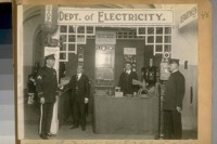 Dept. of Electricity Exhibit at the Industrial Exhibition at the Auditorium, Sept. 1922