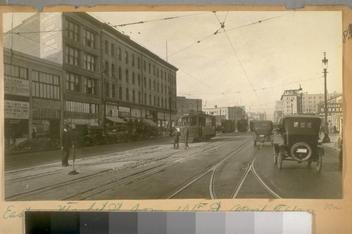 East on Market St. from 10th St