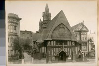 Dec. 11/26 fire at 1757-Bush St. The Players Guild Theater and the 1st Sunshine Public School for Cripple Children in San Francisco started by the Rotary Club of S.F