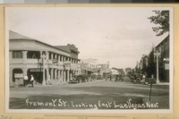 The Main Stret [sic] at Las Vegas, Nev. May 1932. Fremont St. looking east, Las Vegas, Nev