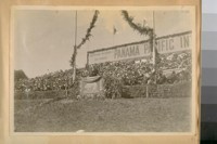 P.P.I. Ex. [Panama-Pacific International Exposition] - 1911. [President Taft speaking at groundbreaking ceremony in Golden Gate Park.]
