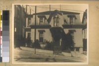 Mr. Tilden home built in 1865 on Pacific Ave. bet. Scott & Pine Sts. He was the Pioneer Mills Man of San Francisco. He was once a State Harbor Commissioner. Photo taken May 1929