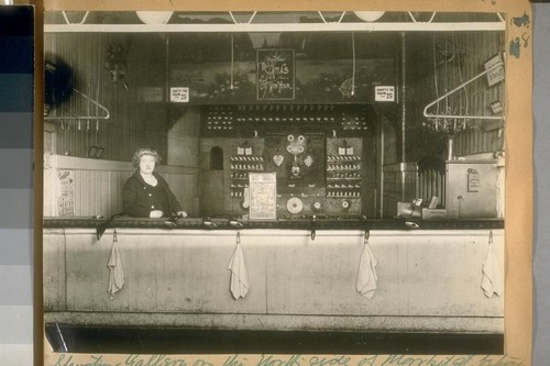 Shooting Gallery on the North side of Market St. between Leavenworth & City Hall Ave. Dec. 1922