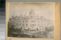 S.E. corner of Grand Hotel. Market bet. New Montgomery and 2nd St., 1870