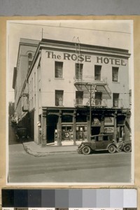 N.W. cor. Montgomery & Merchant St. March 1924. Building was built in 1856