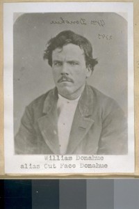 William Donahue, alias Cut Face Donahue [Accomplice of Thomas Wallace in theft of painting "Elaine", among other crimes.]