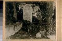 The grave of Chas. Cora hanged by the Vigilance Committee, May 22/56, and his wife Bell who was a woman of the world in San Francisco, Calif. Their graves are in Laurel Hill Cemetery