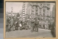 Photo same with Supervisor A.J. Gallagher on the left of the three men. [Portola Parade]