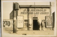 The Saloon of John M. Heinhold at the foot of Webster St. Oakland
