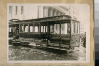 An other view of the same wreck, May 7/26 [wreck at Sansome Street, after running from Powell Street down California Street Hill.]