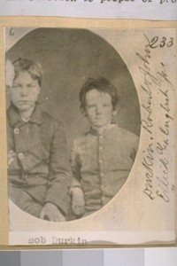 [Robert & John Durkin as boys.]