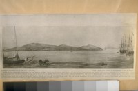 Yerba Buena (now San Francisco) in the Spring of 1837. This is the first known print taken on the site