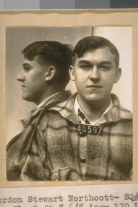 Gordon Stewart Northcott - SQ #46597. Age - 21. 5 ft. & 6/8 ins. - 170 lbs. Gray eyes, Black hair, Rancher, Native of Canada