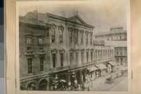 The Old Metropolitan Theater. West side of Montgomery St. bet. Jackson & Washington in 1870