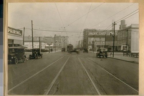 East on Mission St. from 8th Street, Nov. 1924