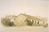 The old adobe home of Don Lorenzo Serrano Sect. of State under the Mexican Rule. Built in 1836 at 412 Pacific St., Monterey Calif. It is now occupied by his granddaughter. Photo taken Feb. 23/29
