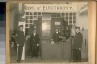 Exhibit of the Dept. of Electricity, San Francisco, at the Auditorium, Oct. 1922