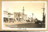 1936 July. 3rd Ave. & F Sts. Oakdale, Calif