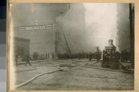 [Fire on the East side of Drumm St. bet. Sacramento & Calif. St.]