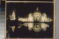 P.P.I. [Panama-Pacific International] Exposition. [Italian Towers and Festival Hall at night.]