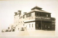 The old Brooklyn Brewery now a Laundry on the S. W. corner of East 14th St. and 17th Ave. East Oakland. Oct. 5/28