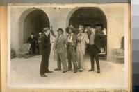 Chief Wm. J. Quinn covering the Bandits David Cohen as Al Capone, Bernard Carr as Jauquin Murietta [Joaquin Murieta], John