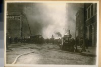 Fire on the East side of Drumm St. bet. Sacramento & Calif. St