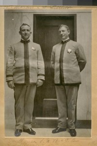 Vault men, S.U.B.&T; Co. H.L. Whipple and D.G. Greaney, 1915