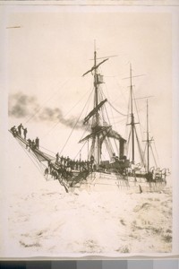 The U.S. Rev. Cutter Bear in the Arctic Ocean, June 1918 - now out of Commission at Oakland, Calif