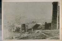 N.W. from Telegraph Hill in 1877. Showing a corner of the Observatory