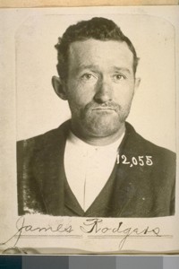 Jas. Rogers, alias Matty Kerwin, another Midwinter Fair pickpocket. On Feb. 24/94, he was sent to San Quentin for 3 years and on coming out he, the same as the other Midwinter Fair pickpockets, left for the east and has never returned