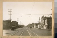 West on Geary St. from 4th Ave. Nov. 1923. French Hospital on the left