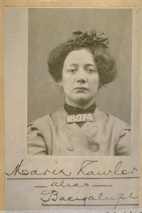 Marie Lawler: An old time pickpocket of San Francisco. She was arrested a number of times but could never convict her. On Feb. 26/06 she was arrested for picking the picket of Enrich Multos and while out on bail she jumped the town and has never returned