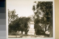 This is the grave and monument to Robert B. Woodward in Laurel Hill Cemetery taken March 3/29. He was born Jany. 26th 1824 and died Aug. 22nd 1879. He was the owner of old Woodward's Gardens at 14th & Mission Sts